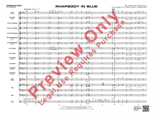 Rhapsody in Blue - Gershwin/Story - Jazz Ensemble - Gr. 1