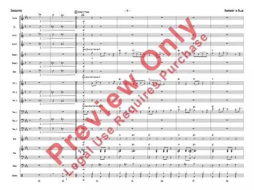 Rhapsody in Blue - Gershwin/Story - Jazz Ensemble - Gr. 1