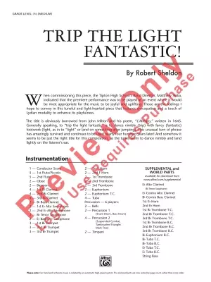 Trip the Light Fantastic! - Sheldon - Concert Band - Gr. 3.5