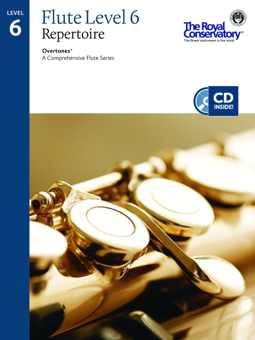 Overtones Flute Repertoire 6 - Book/CD