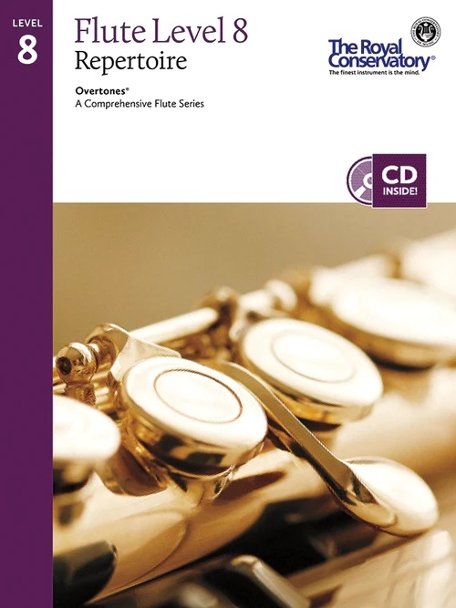 Overtones Flute Repertoire 8 - Book/CD