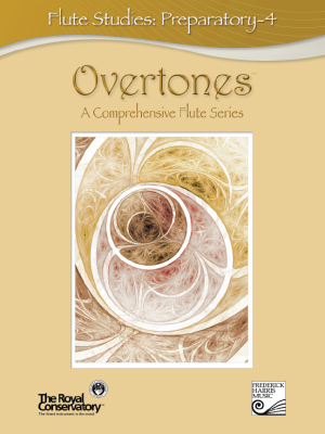 Overtones Flute Studies Preparatory-4 - Book/CD