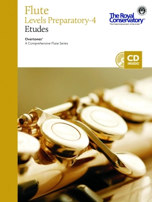 Overtones Flute Studies Preparatory-4 - Book/CD