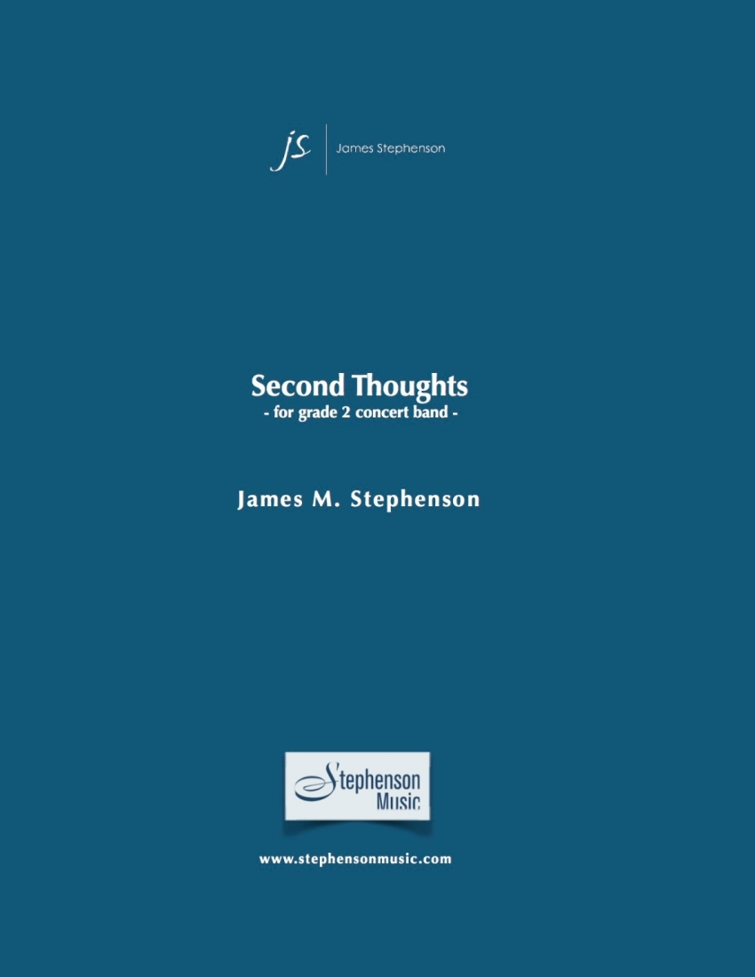 Second Thoughts - Stephenson - Wind Ensemble - Gr. 2.5