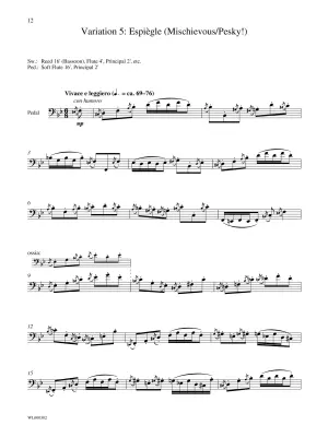 Etude Symphonique pour pedale Solo, Op. 72 - Laurin - Organ - Sheet Music