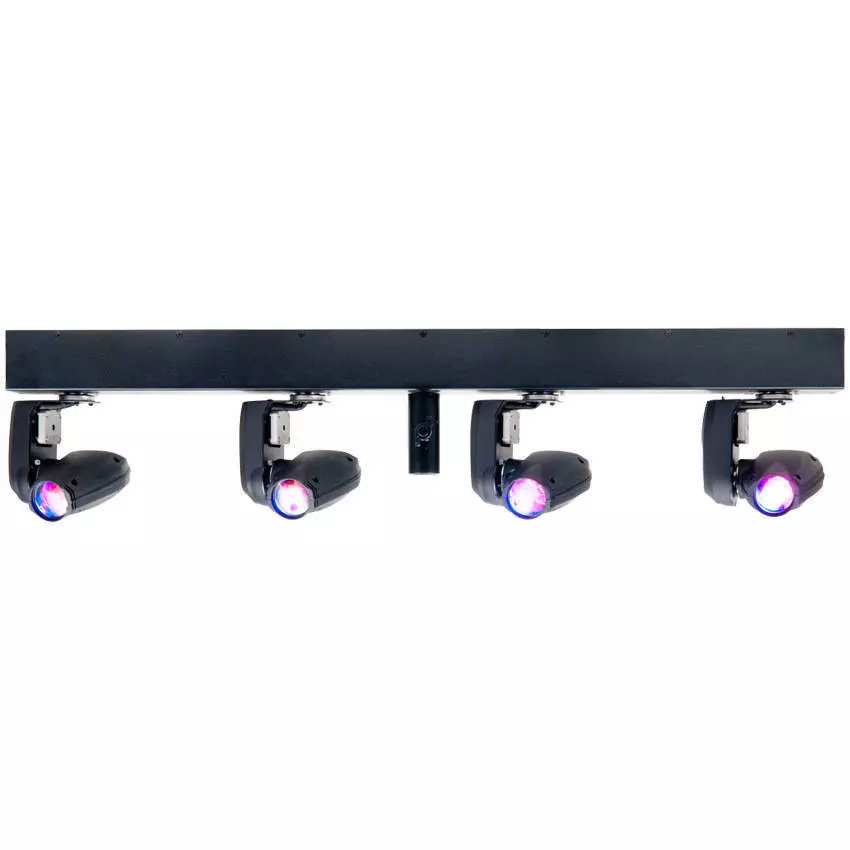 Pinspot Bar 4 x 10W CREE 4-in-1 RGBW LED