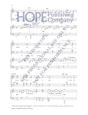 Sing a Grateful Hymn of Praise - Raney - Choral Octavo - SATB
