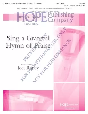 Sing a Grateful Hymn of Praise - Raney - Octavo - Handbell Part