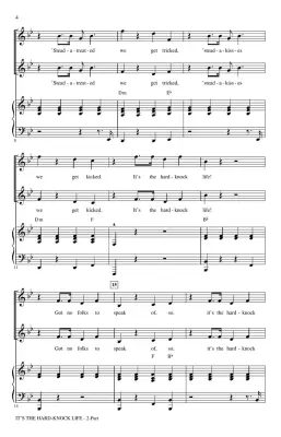 It\'s the Hard-Knock Life - Strouse/Charnin/Huff - Choral Octavo - 2pt Accompanied