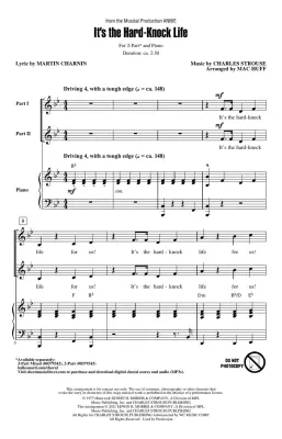 It\'s the Hard-Knock Life - Strouse/Charnin/Huff - Choral Octavo - 2pt Accompanied