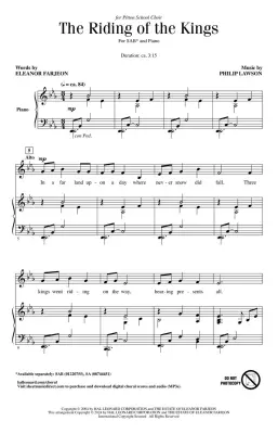 The Riding of the Kings - Lawson - Choral Octavo - SAB Accompanied