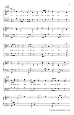 The Riding of the Kings - Lawson - Choral Octavo - SAB Accompanied