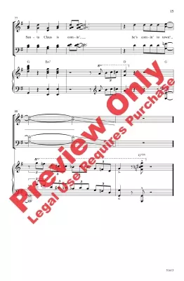 Santa Claus Is Comin\' to Town - Coots/Hayden - Choral Octavo - SATB