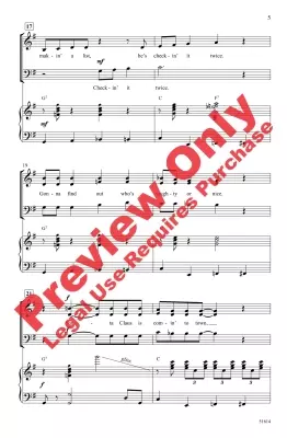 Santa Claus Is Comin\' to Town - Coots/Hayden - Choral Octavo - SAB