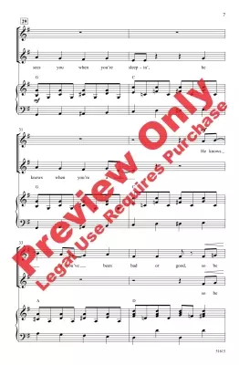 Santa Claus Is Comin\' to Town - Coots/Hayden - Choral Octavo - 2pt Accompanied
