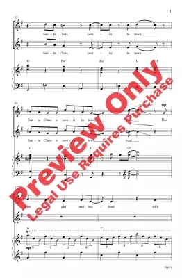 Santa Claus Is Comin\' to Town - Coots/Hayden - Choral Octavo - 2pt Accompanied