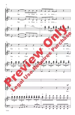 Santa Claus Is Comin\' to Town - Coots/Hayden - Choral Octavo - 2pt Accompanied
