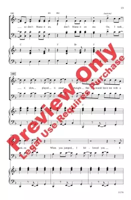 Don\'t Blame It on Me - Buble/Kertes/Silve/Woodford/Zaino - Choral Octavo - SATB