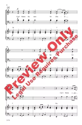 Don\'t Blame It on Me - Buble/Kertes/Silve/Woodford/Zaino - Choral Octavo - SATB