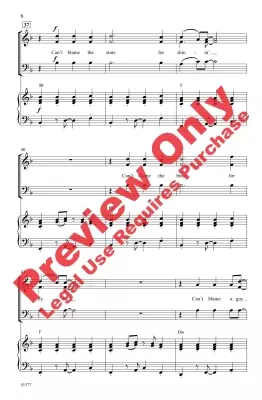 Don\'t Blame It on Me - Buble/Kertes/Silve/Woodford/Zaino - Choral Octavo - SAB Accompanied