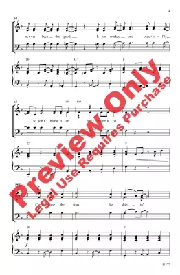 Don\'t Blame It on Me - Buble/Kertes/Silve/Woodford/Zaino - Choral Octavo - SAB Accompanied