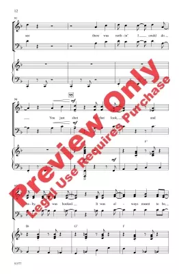 Don\'t Blame It on Me - Buble/Kertes/Silve/Woodford/Zaino - Choral Octavo - SAB Accompanied