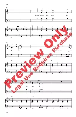 Don\'t Blame It on Me - Buble/Kertes/Silve/Woodford/Zaino - Choral Octavo - SAB Accompanied