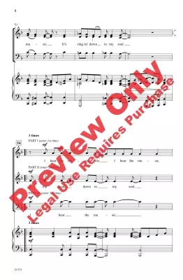 Down in My Soul! - Johnson - Choral Octavo - 3-Part Mixed
