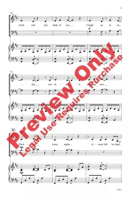 Time After Time - Hyman/Lauper/Beck - Choral Octavo - SAB/3-Part Mixed