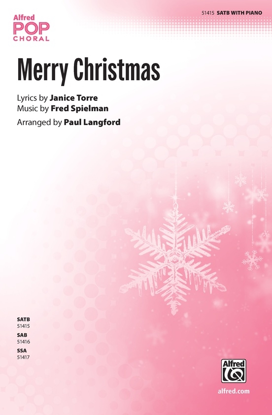 Merry Christmas - Spielman/Langford - Choral Octavo - SATB