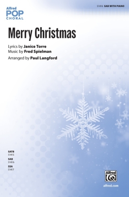 Merry Christmas - Spielman/Langford - Choral Octavo - SAB