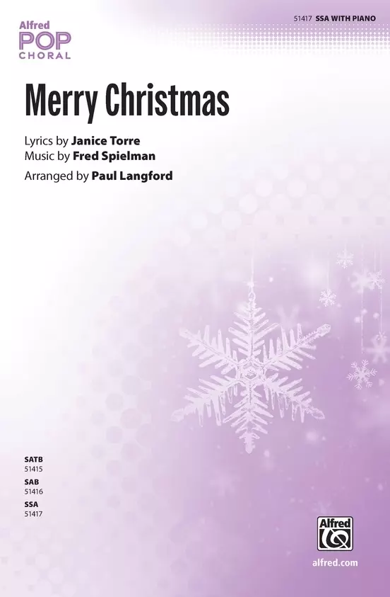 Merry Christmas - Spielman/Langford - Choral Octavo - SSA