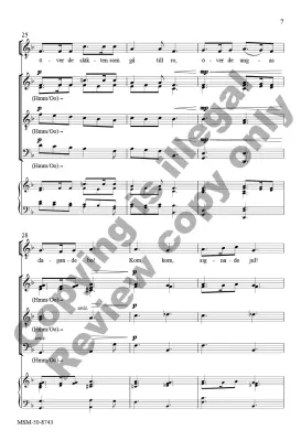 Jul, Jul, Strolande Jul - Nordqvist/Culloton - Choral Octavo - SATB A Cappella