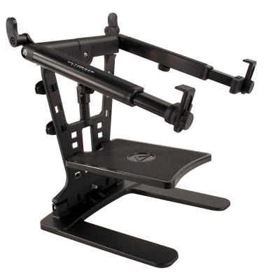 Ultimate Support - Hyperstation Thread-Mountable Laptop Stand - Black