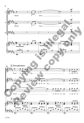 A Carol Of Joy - Gimon - Choral Octavo- SAB Accompanied