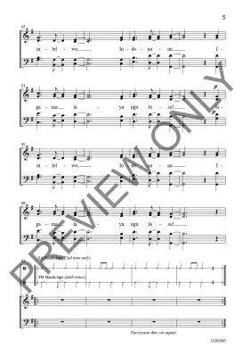 Sizalelwe Indodana - Johnson - Choral Octavo - SATB A Cappella