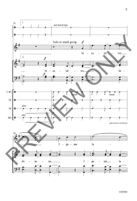 Sizalelwe Indodana - Johnson - Choral Octavo - SATB A Cappella