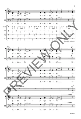 Sizalelwe Indodana - Johnson - Choral Octavo - 3-pt Mixed A Cappella