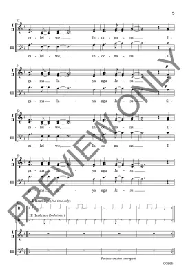 Sizalelwe Indodana - Johnson - Choral Octavo - 3-pt Mixed A Cappella