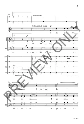 Sizalelwe Indodana - Johnson - Choral Octavo - 3-pt Mixed A Cappella