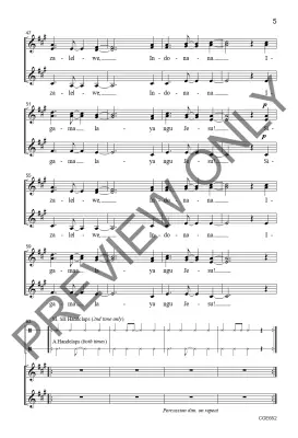 Sizalelwe Indodana - Johnson - Choral Octavo - SSA A Cappella