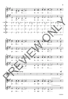 Sizalelwe Indodana - Johnson - Choral Octavo - SSA A Cappella