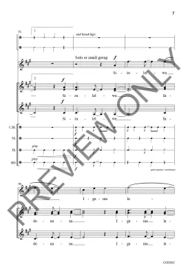 Sizalelwe Indodana - Johnson - Choral Octavo - SSA A Cappella