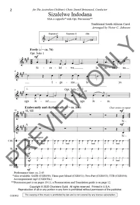 Sizalelwe Indodana - Johnson - Choral Octavo - SSA A Cappella