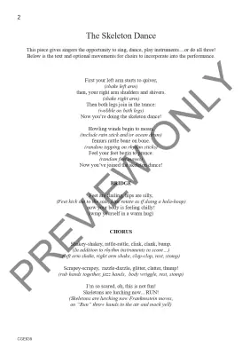 Skeleton Dance - Childers - Choral Octavo - 2-pt Accompanied