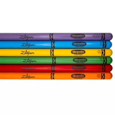Zildjian x Crayola Kids Drumsticks and Pad
