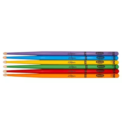 Zildjian x Crayola Kids Drumsticks and Pad