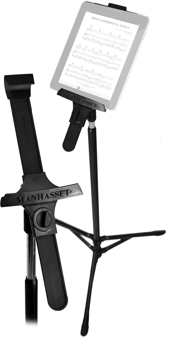 Universal Tablet Holder with Music Stand Mount
