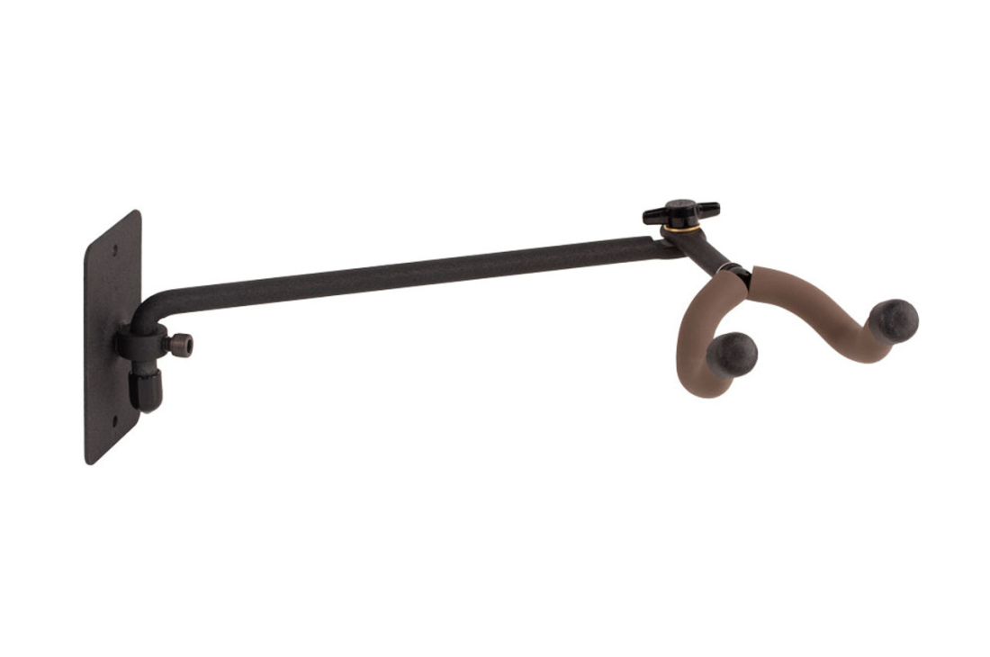 Flat Wall Multi Angle Guitar Hanger with 8\'\' Swing Arm