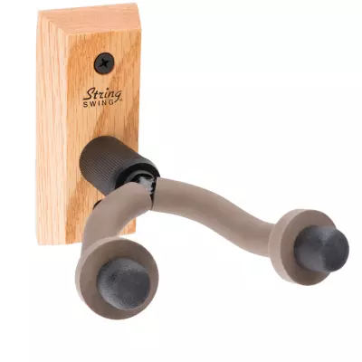String Swing - Wall Mount Classical Guitar Hanger - Oak